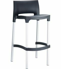 Siesta Barstoel Outdoor Gio 75 zwart