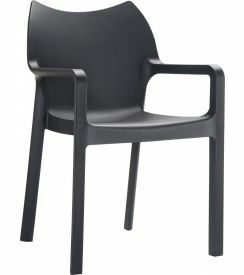 Siesta Stoel Diva outdoor zwart