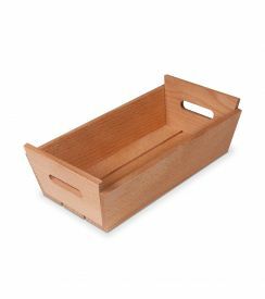 SupremInox Houten box met handvat 23x13x7cm