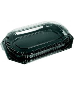 Depa Cateringschaal met deksel zwart 43cm | 5 stuks