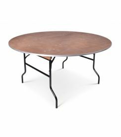 Bankettafel Drente alu-rand Ø122xH76cm