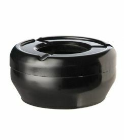 APS Asbak Casual melamine zwart Ø10cm