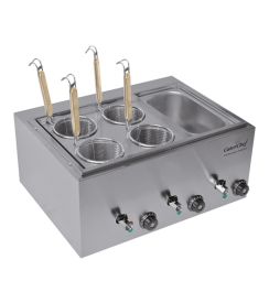 CaterChef Pastakoker 3xGN1/3 met aftapkraan