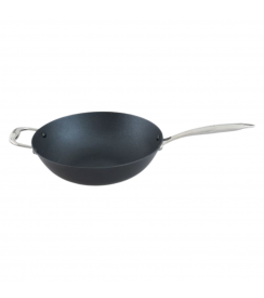 Point-Virgule Pan-à-moi Wokpan gietijzer Ø30cm 