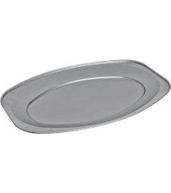 Aluminium Serveerschaal ovaal 43x28,5cm | 10 stuks