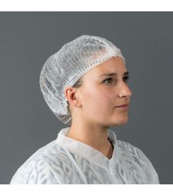 HY@PRO Haarnetje PP wit 53cm | 100 stuks