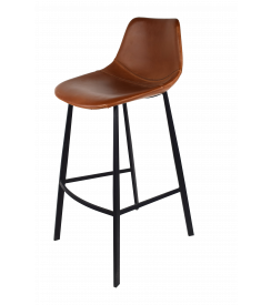 XSeat Barstoel Elne lichtbruin/cognac