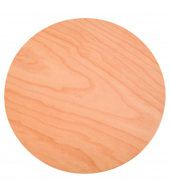GI-Metal Houten dienblad rond Ø33cm