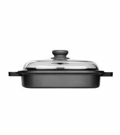 Risoli Explora Vaporgrill met glazen deksel 26x26cm 