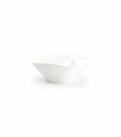 BonBistro Schaal met greep wit 11x10xH3cm 