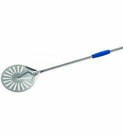 GI Metal Pizzaschep rond geperforeerd Ø20cm 