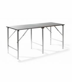 Tafel inklapbaar RVS 200x80xH90cm