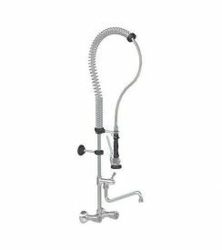 Dubbelgats voorspoeldouche muurmodel