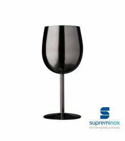 SupremInox Wijnbeker vintage mat grijs 330ml 