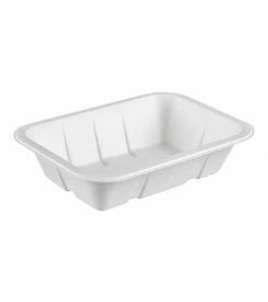 Bagasse Frietbakje suikerriet 17x12x4cm A13 | 50 stuks