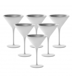 Stölzle Elements Cocktailglas wit/zilver 240ml | 6 stuks