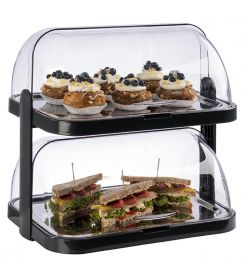 APS Koelvitrine dubbel 'Doppeldecker' 44x32xH44cm
