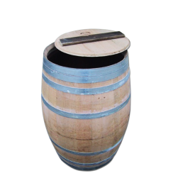 Houten regenton 200L Ø55xH94cm