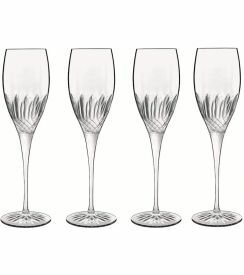 Luigi Bormioli Diamante Champagneglas 220ml | 4 stuks