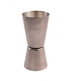 Point-Virgule Cocktailmaatje RVS metallic zwart 30/50ml