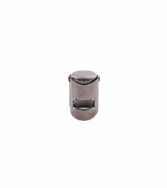 Point-Virgule Champagnestop RVS metallic zwart Ø3,9xH5,6cm