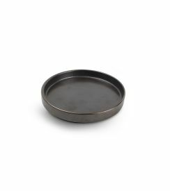 Chic Verso Plat bord stapelbaar black 14xH2cm 