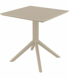 Siesta Tafel Sky outdoor taupe 70x70cm