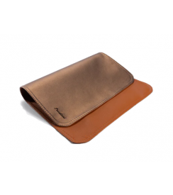 Pavelinni Placemat dubbel metallic brons-natuur 30x45cm