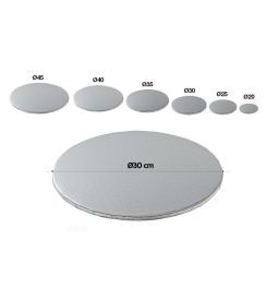 Silikomart Cakebord Ø30cm zilver - 24 stuks