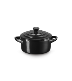 Le Creuset Mini Casserole zwart Ø10cm