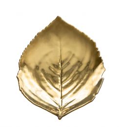Costa Nova Hydranea Bord blad goud 22cm 