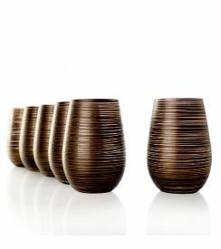 Stölzle Tumbler Twister zwart/brons 465ml | 6 stuks