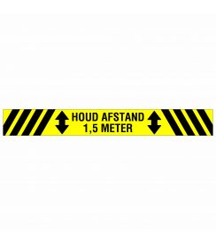 Pickup Vloersticker 'Houd afstand 1,5 meter' 800x100mm 