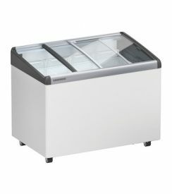 Liebherr Roomijsbewaarder glazen schuin gewelfd deksel | 196L