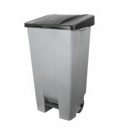 Denox Pedaalafvalbak verrijdbaar 120L