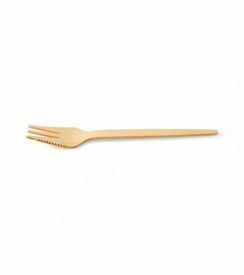 Sier Snackvork bamboe 120mm | 100 stuks