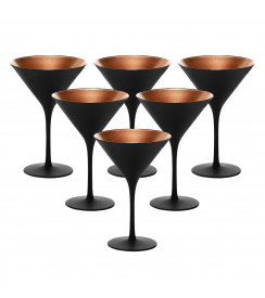 Stölzle Elements Cocktailglas zwart/brons 240ml | 6 stuks