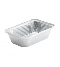 Bakje aluminium R1-62L opstaande rand 850cc | 100 stuks