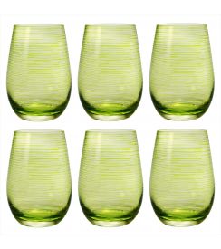 Stölzle Tumbler Twister Green 465ml | 6 stuks