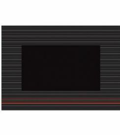 Placemat Lima A3 zwart-rood | 500 stuks