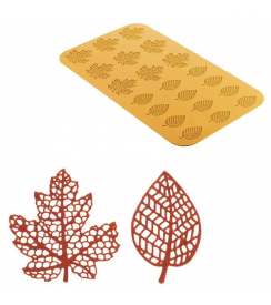 Silikomart Mould Bosco Leaf 60,5x37-71,5x69xH1,5mm