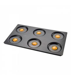 Eierbakplaat GN1/1 Ø12,5x6cm