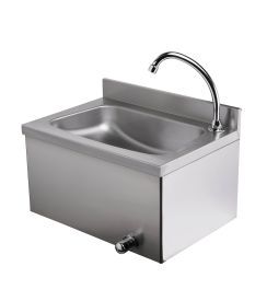 Handwasbak LTBRF 500x350 kniebediening warm/koud