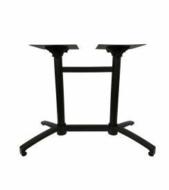 XSeat Tafelpoot Brandon Double Klik zwart