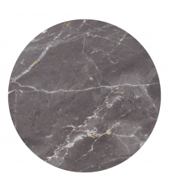 XSeat Tafelblad Compact Classic Black Marble Ø90cm