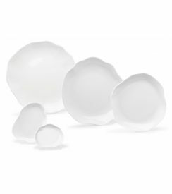 Plat bord wit Ø12,5cm