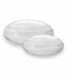 Bord Ovaal Dream Grey 25x16cm 