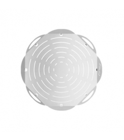 Rond geperforeerd tray/snijbord op voet Ø50cm