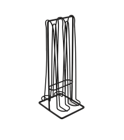 Point-Virgule Wire Capsulehouder voor 32 koffiecups zwart 