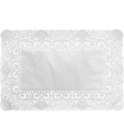 Duni Gebakonderlegger wit 30x40cm | 250 stuks